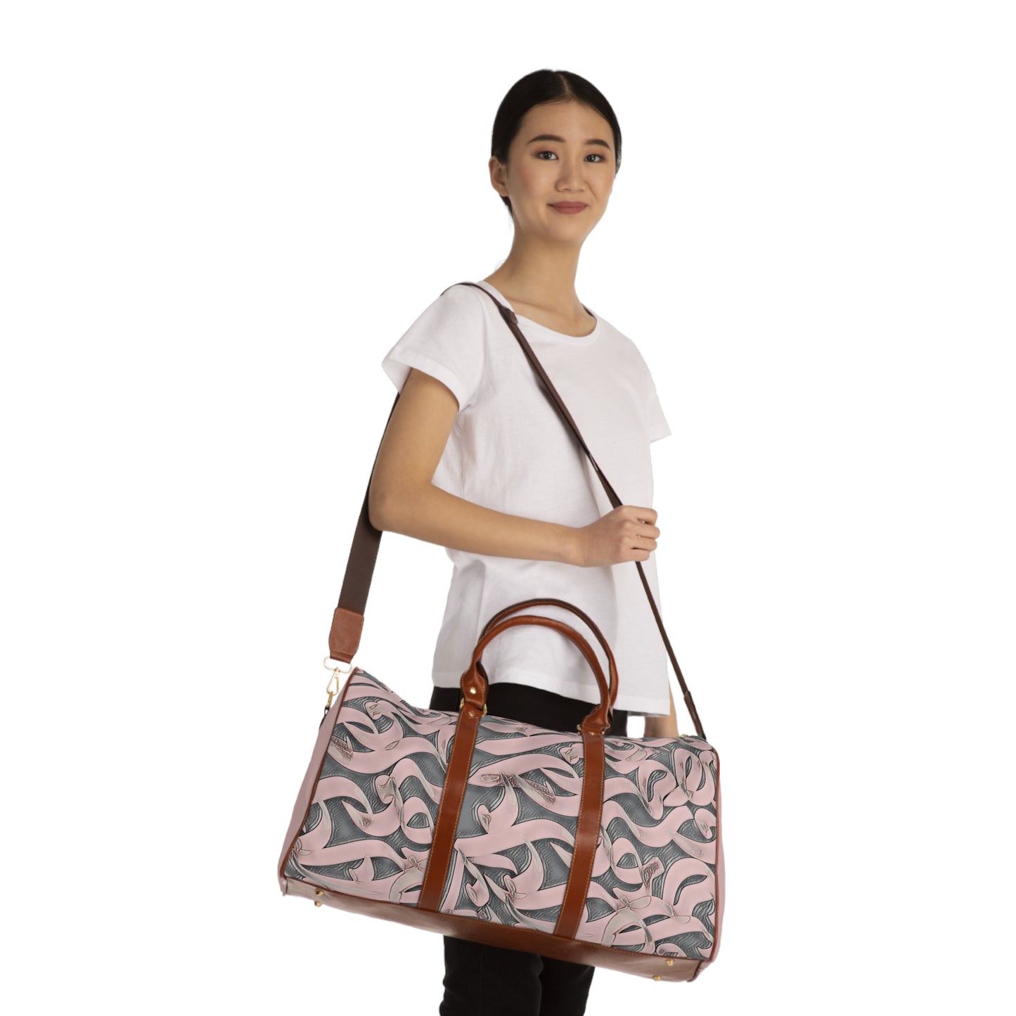 Vibrant Waterproof Travel Bag - Kalli K modern calligraphy - Perfect for Adventurers