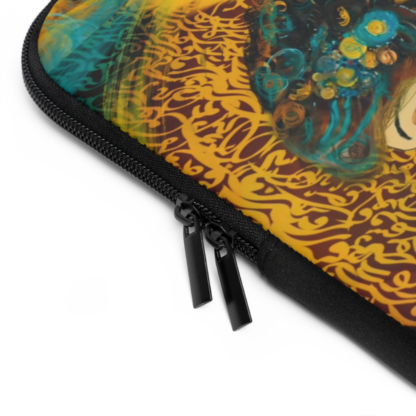 Laptop Sleeve - Ethereal Swirls Modern Digital Art Design