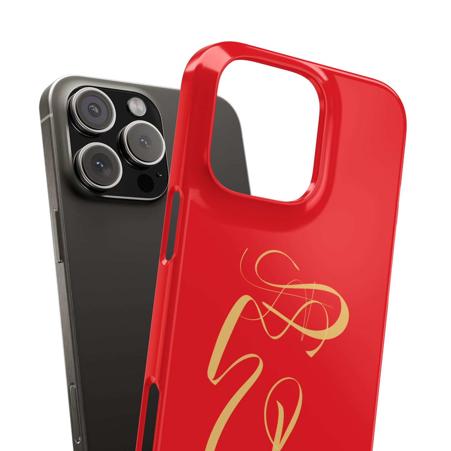Modern Calligraphy Slim Phone Case -LOVE