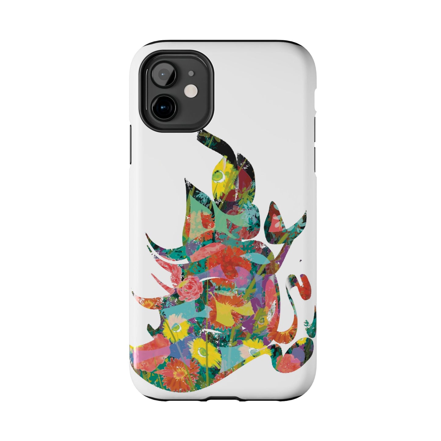 Phone Case - Flower Persian Calligraphy Design, Unique, Limited Edition