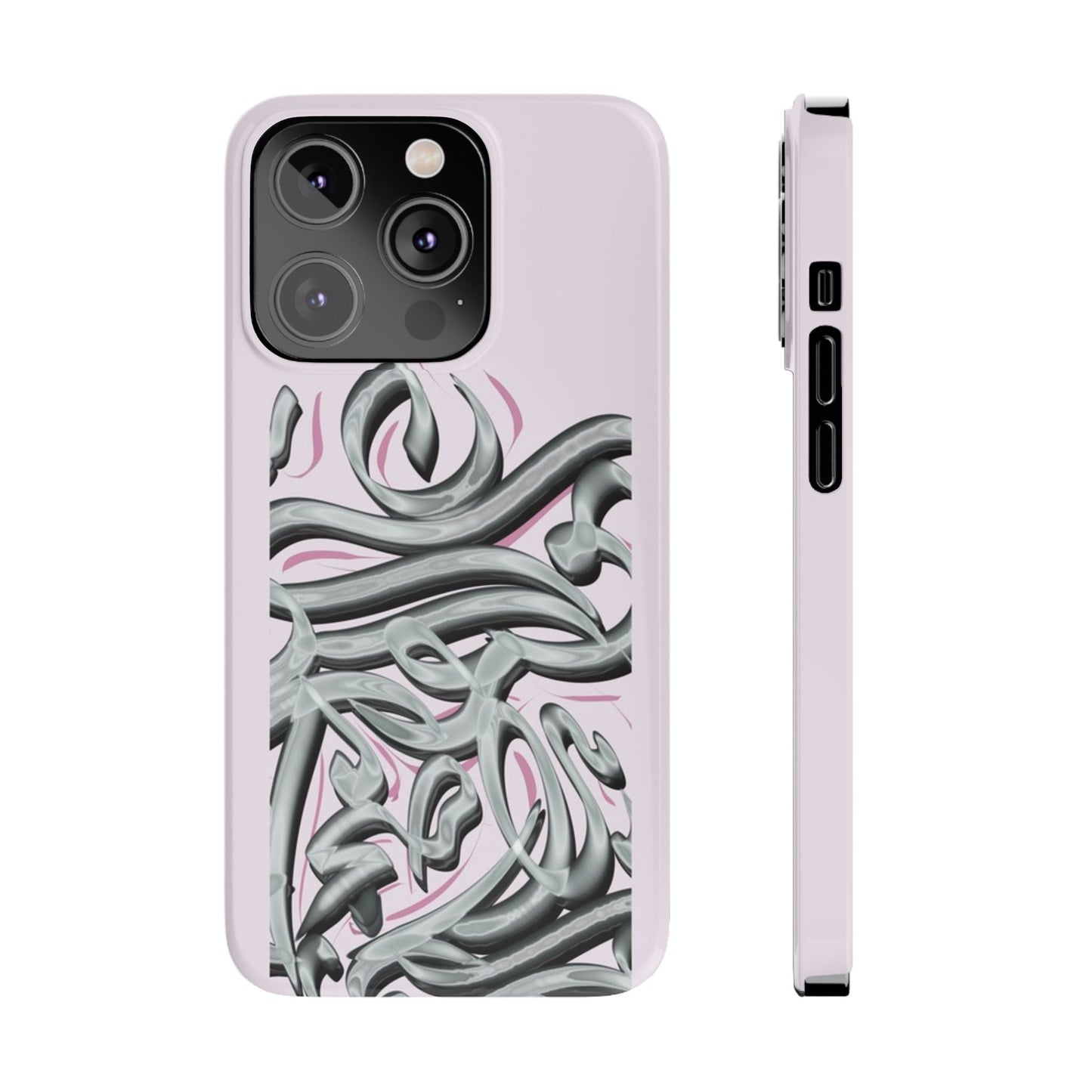 Modern Art  Slim Phone Case -LOVE,