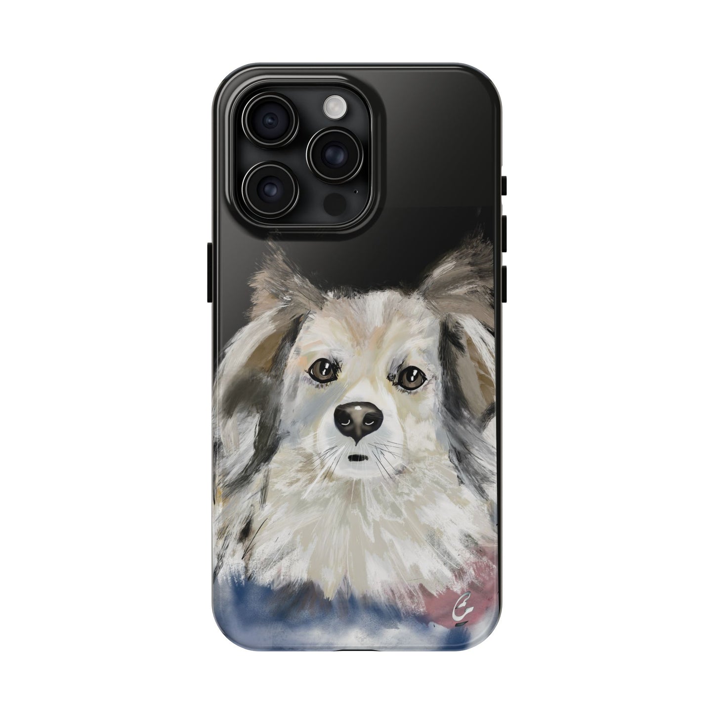 Dog Watercolor Tough Phone Case