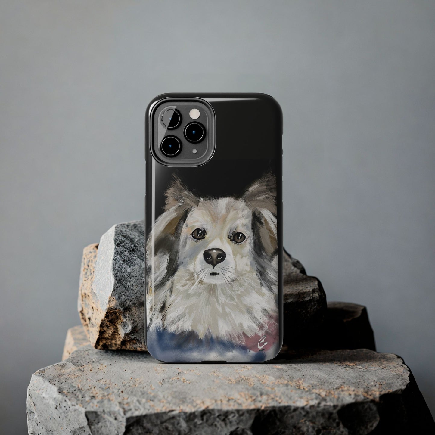 Dog Watercolor Tough Phone Case