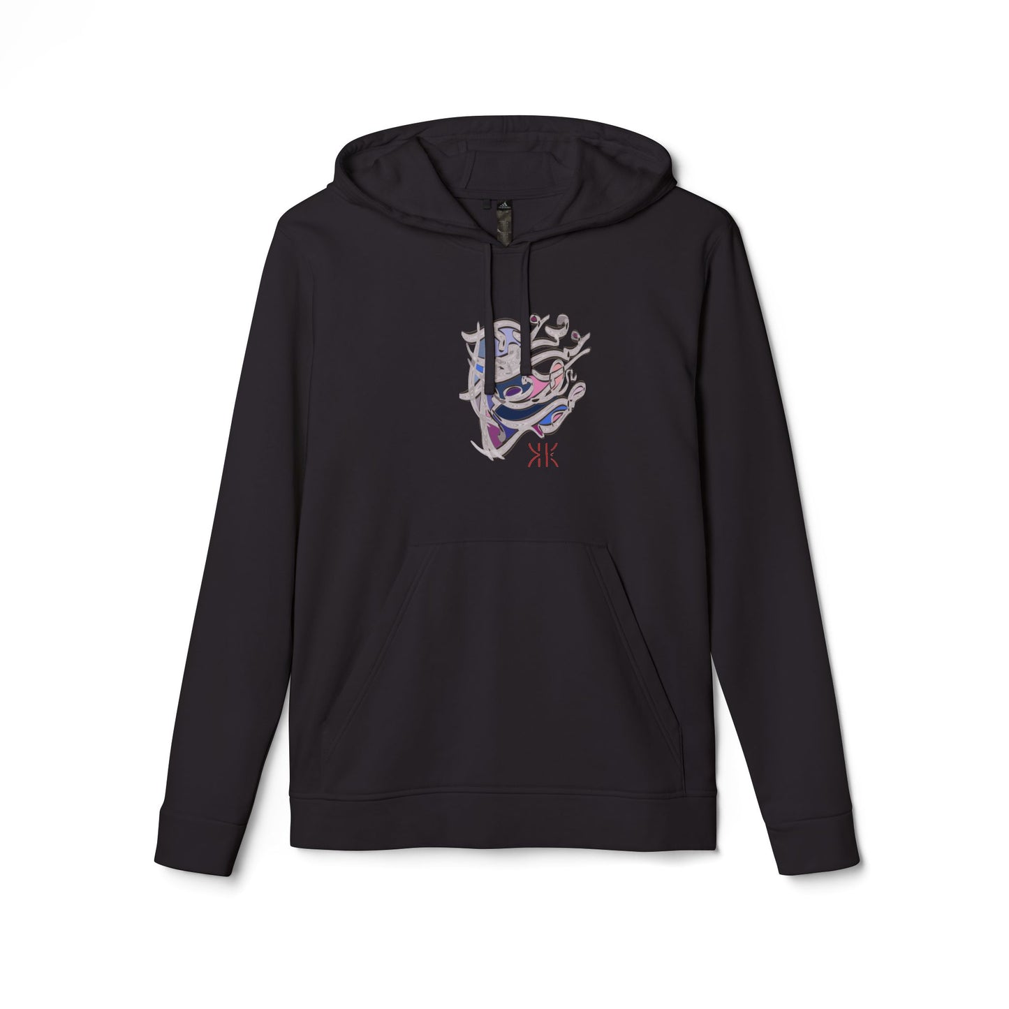 Kalli K X Adidas Unisex Fleece Hoodie- modern calligraphy design