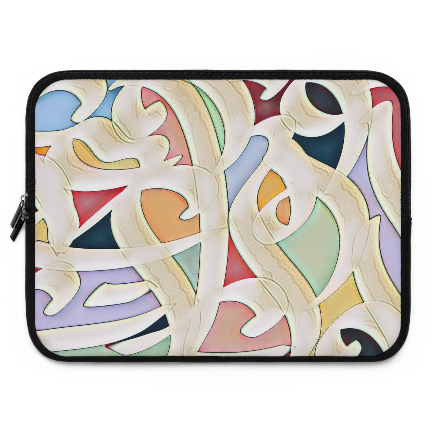 Laptop Sleeve -Modern Digital Calligraphy Art Design