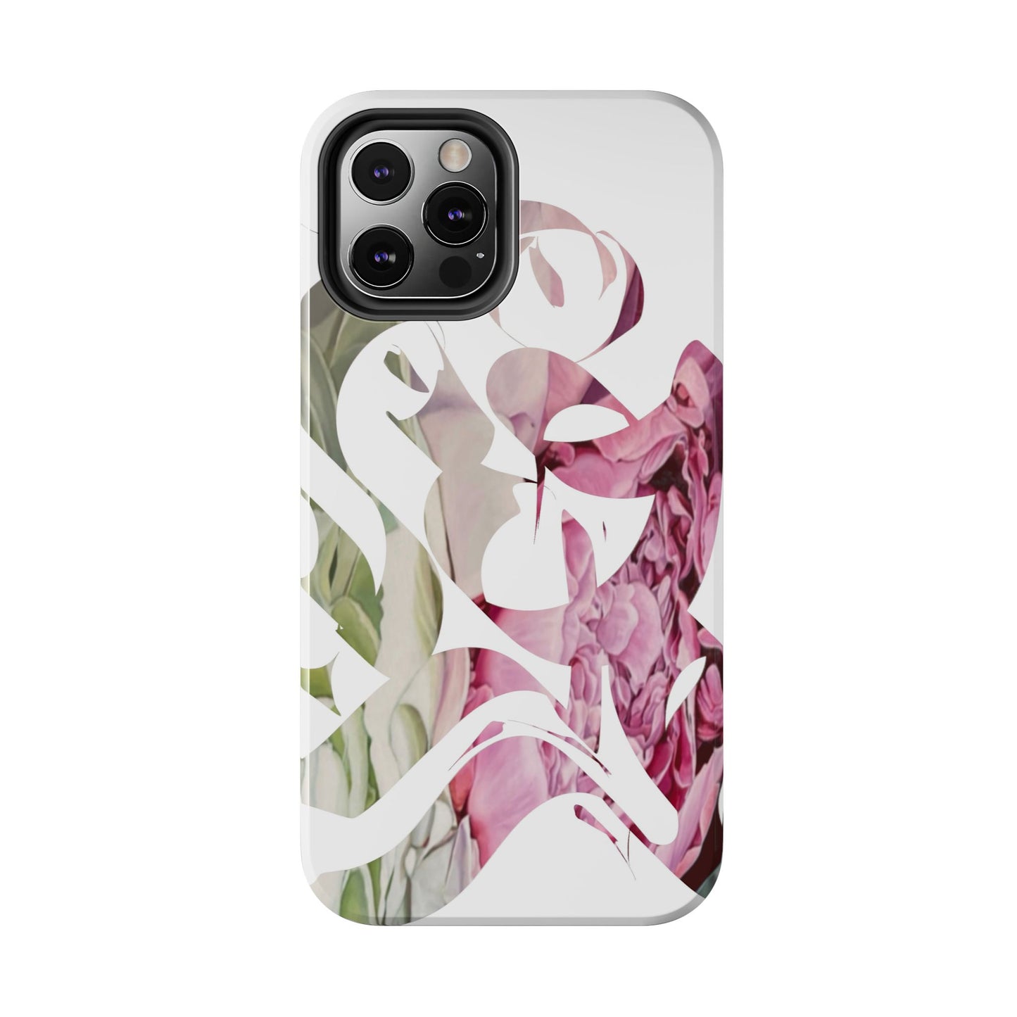 Phone Case - Garden Persian Calligraphy Design in Grey