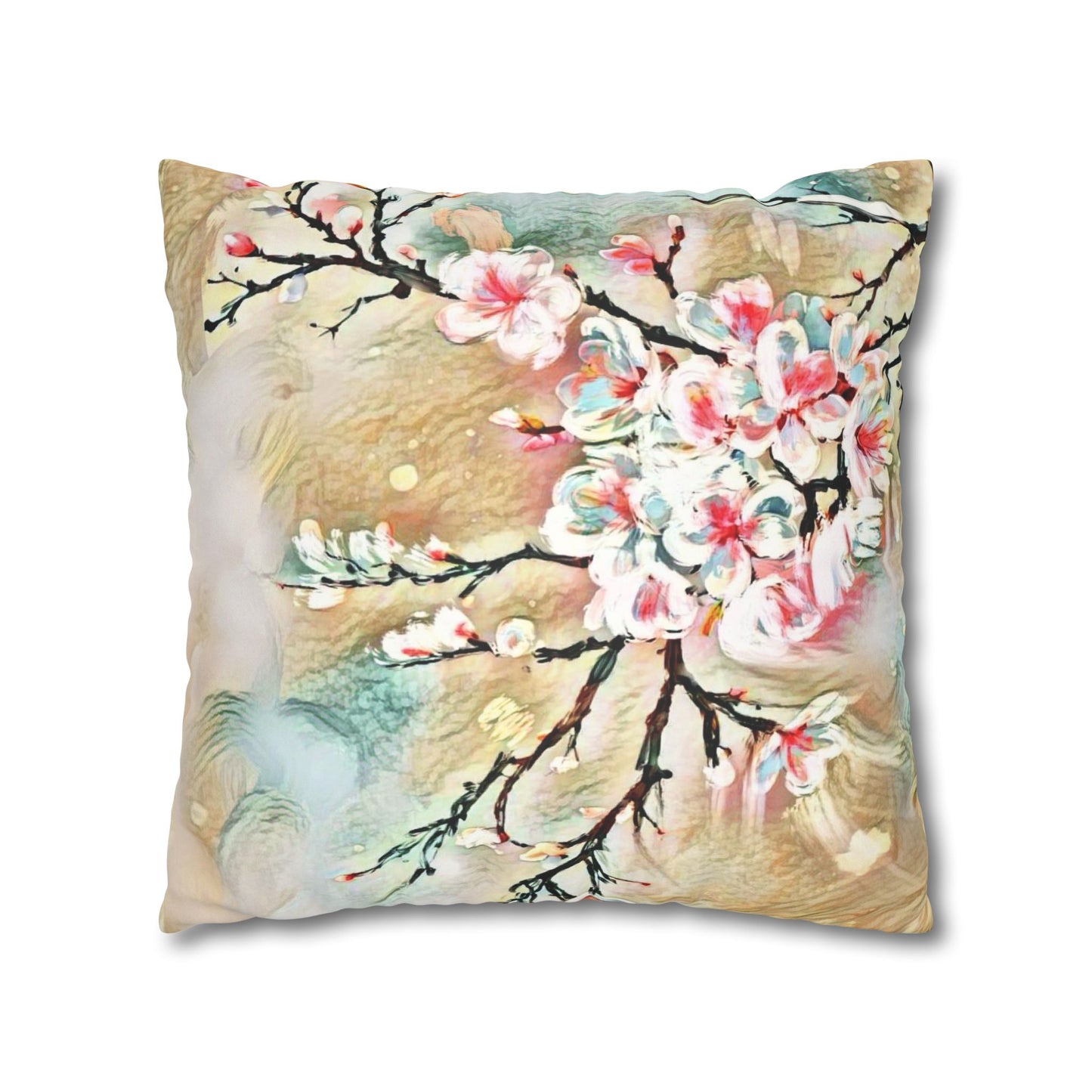 Spring Pillowcase - Modern Art Portrait Watercolour Design