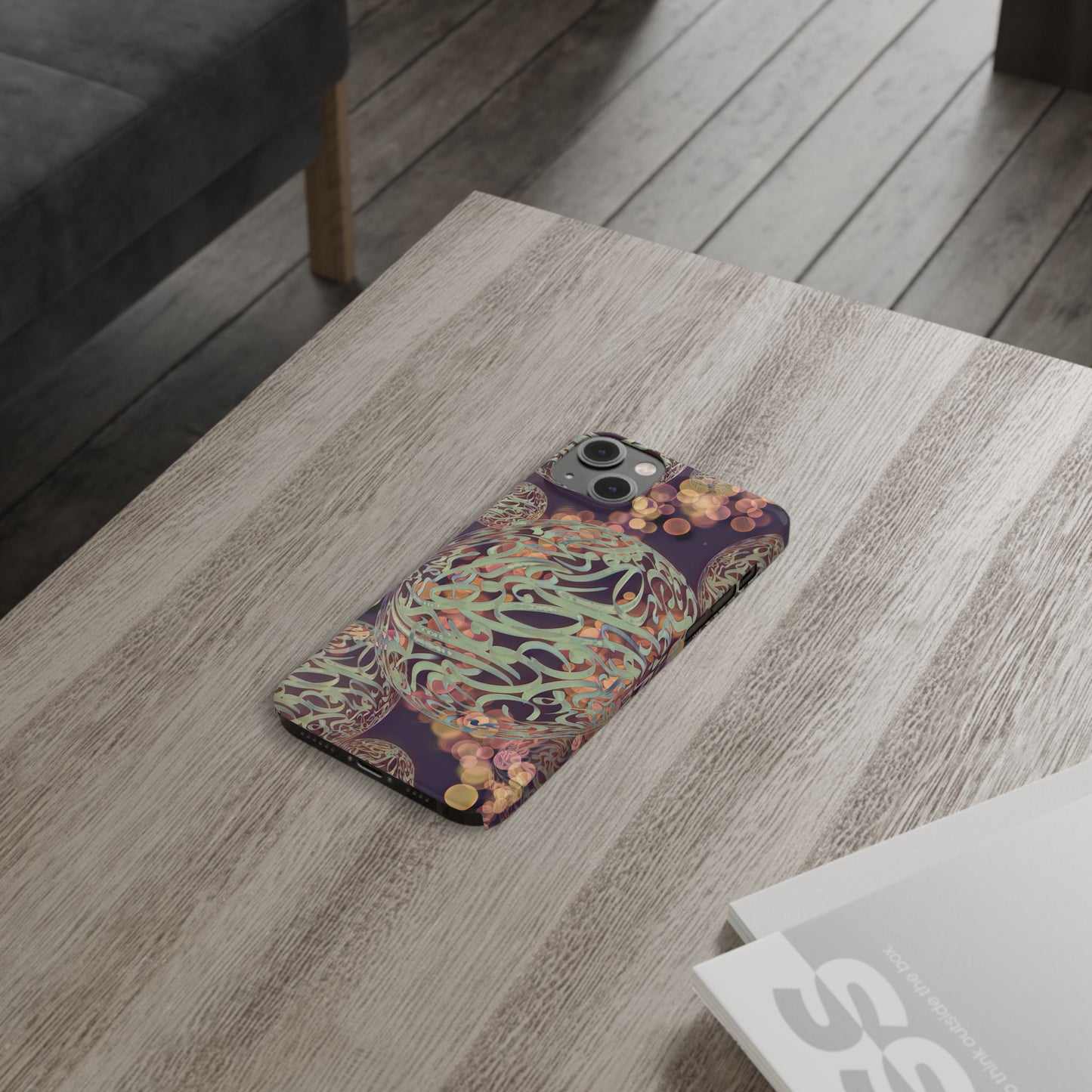 Copy of Copy of ' Modern Art  Slim Phone Case -LOVE I-