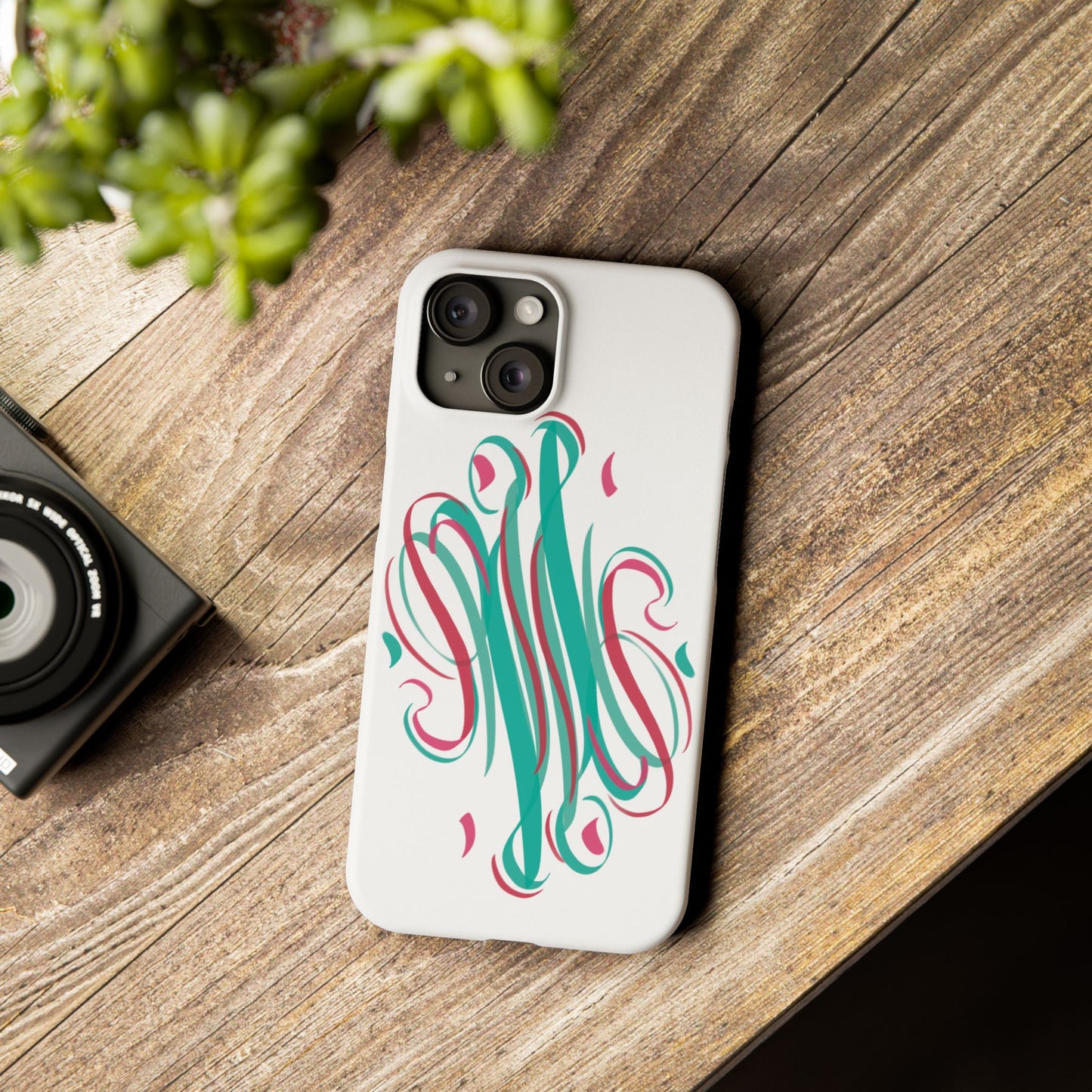 Spring inspired Modern Art  Slim Phone Case -,