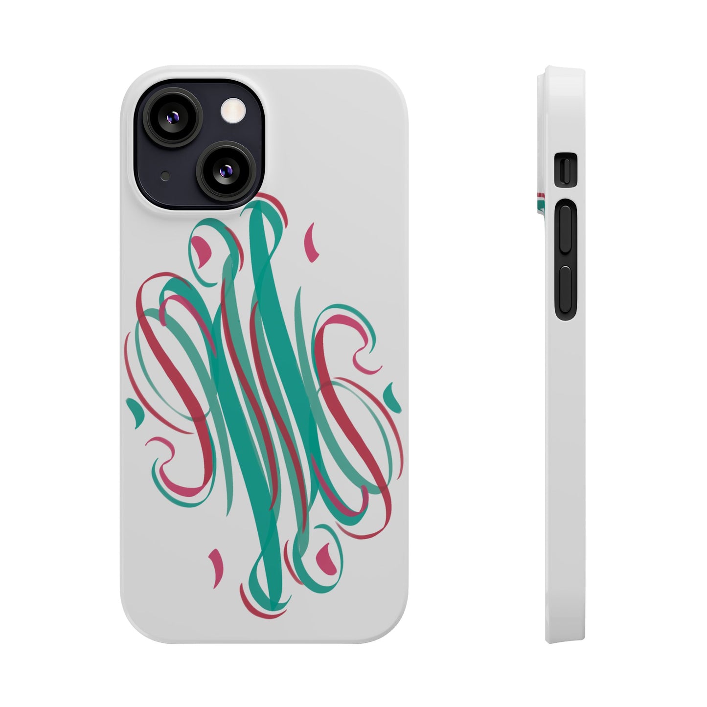 Spring inspired Modern Art  Slim Phone Case -,