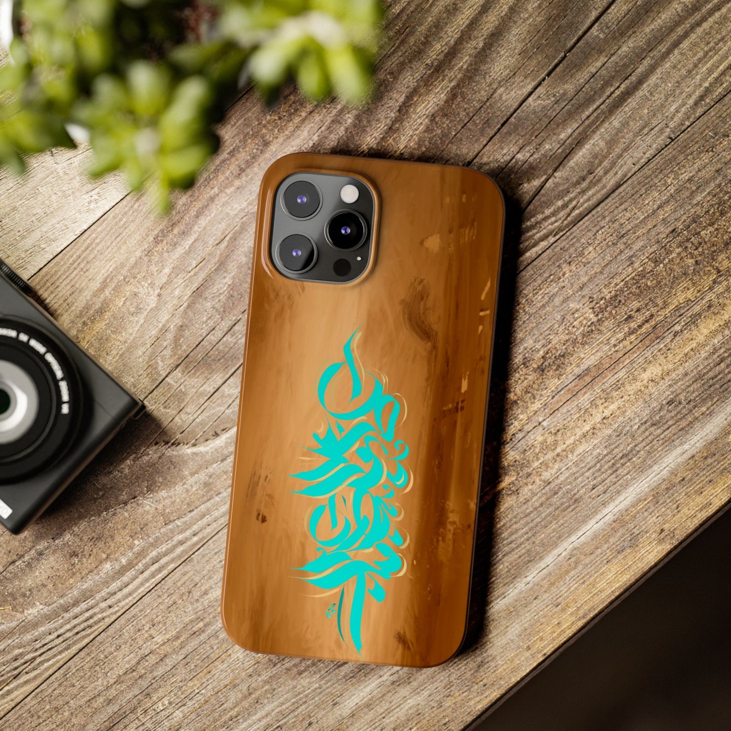 Modern Art  Slim Phone Case -LOVE