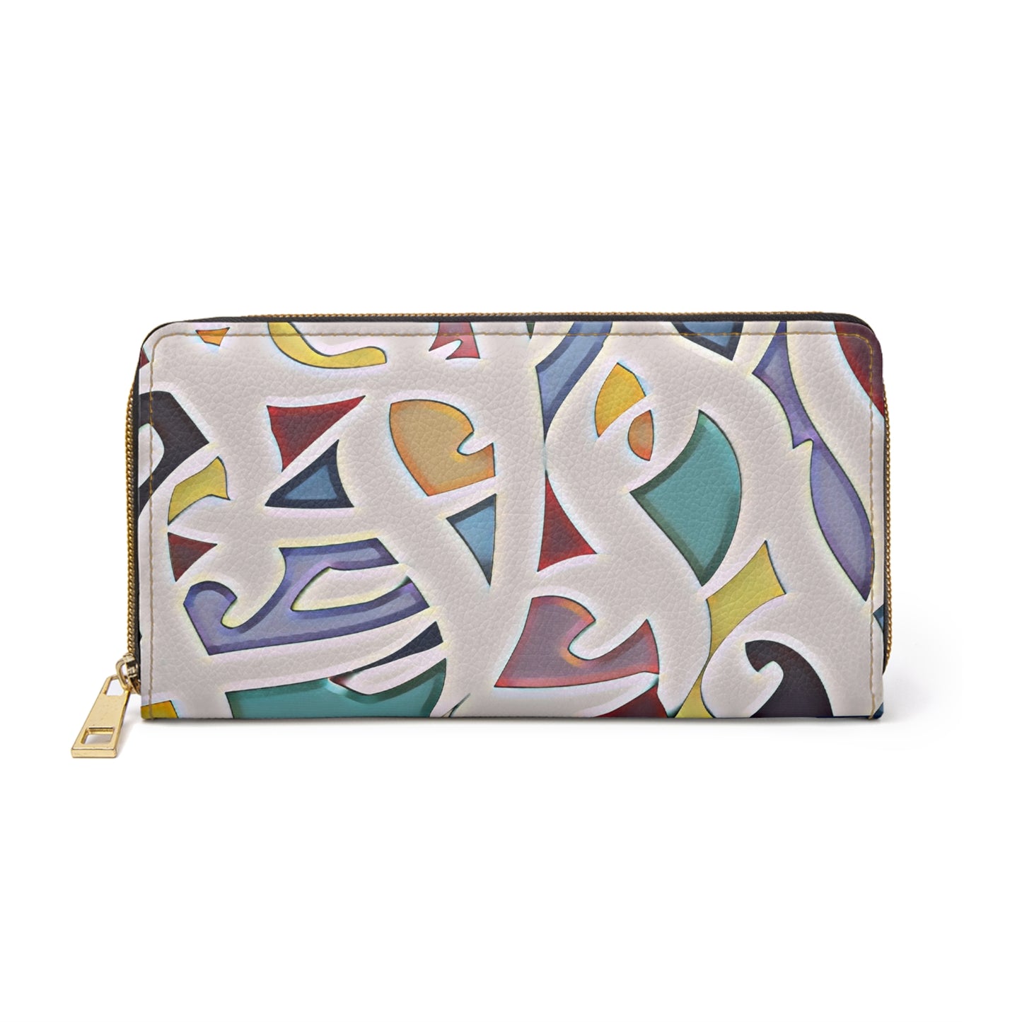 Calligraphy Zipper Wallet