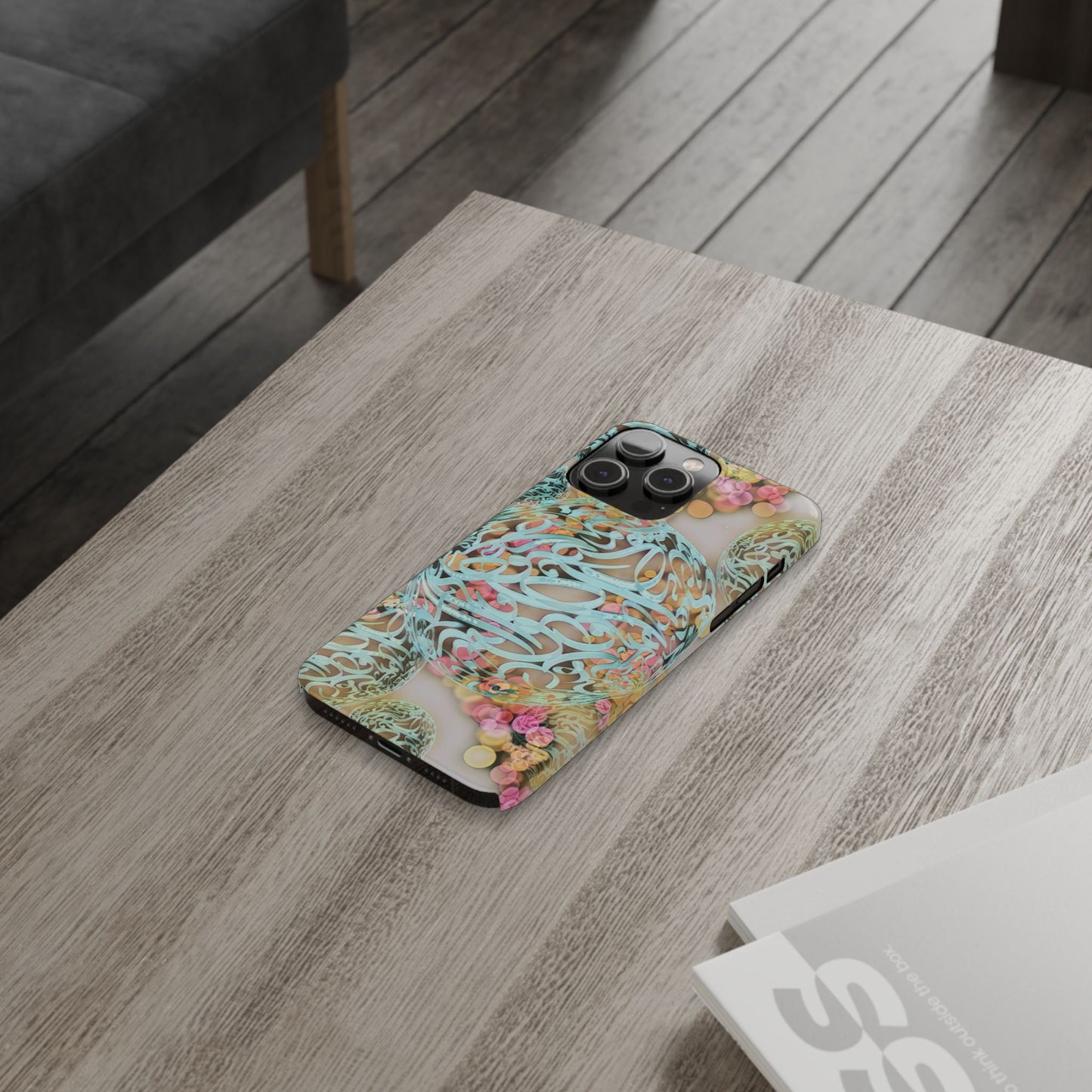 Copy of Copy of Copy of ' Modern Art  Slim Phone Case -LOVE I-