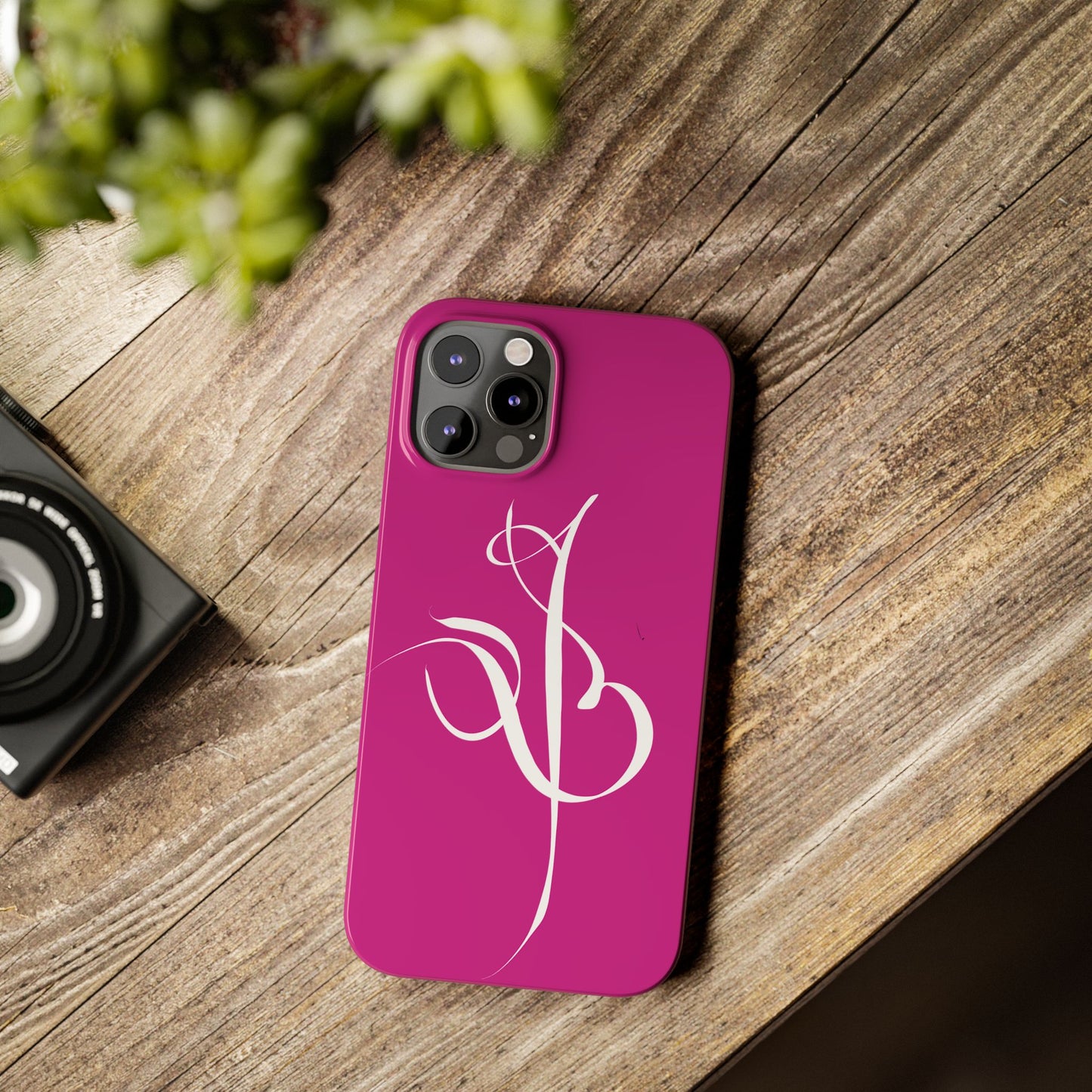 Modern Calligraphy Slim Phone Case -Eshgh (LOVE)
