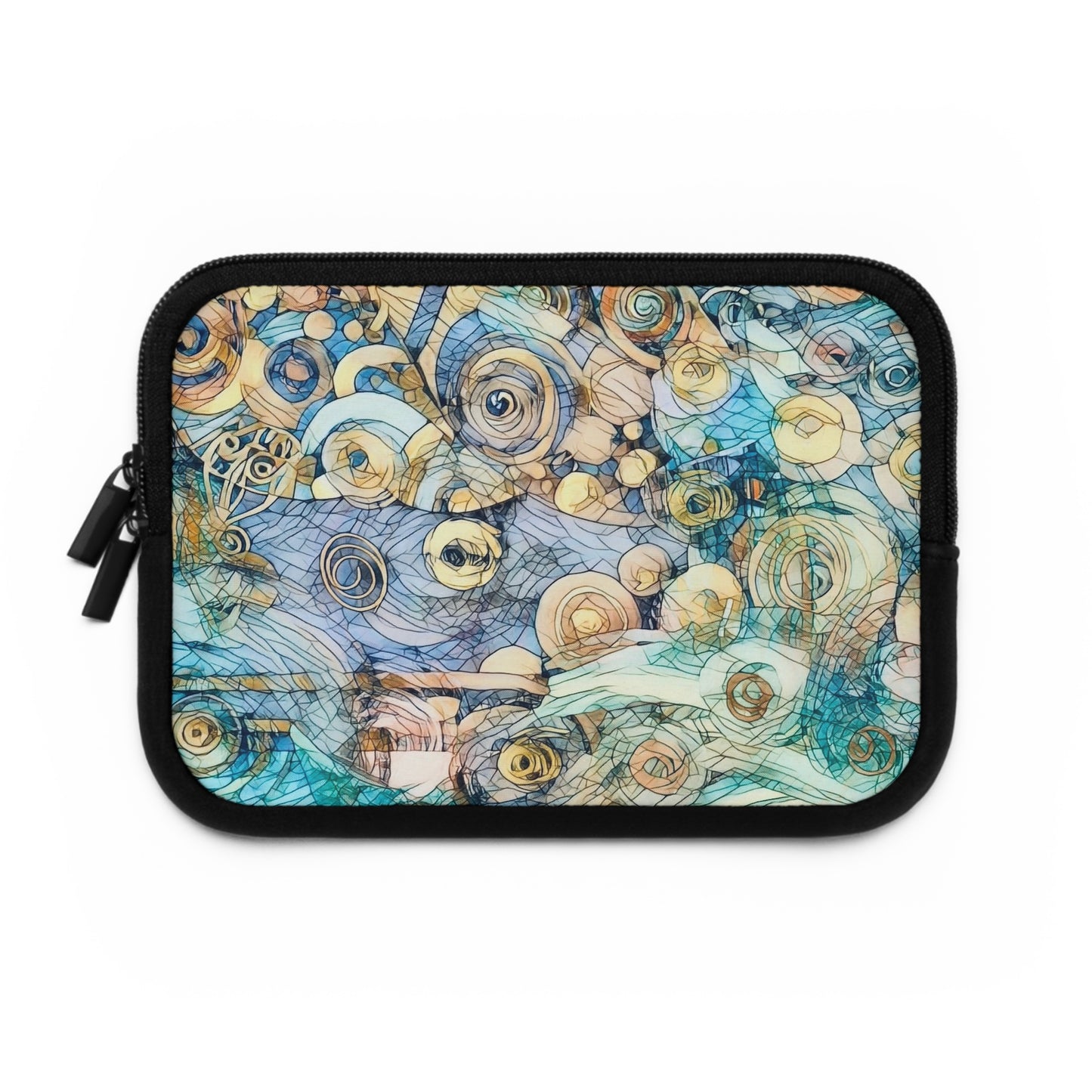 Laptop Sleeve - Ethereal Swirls Modern Digital Art Design