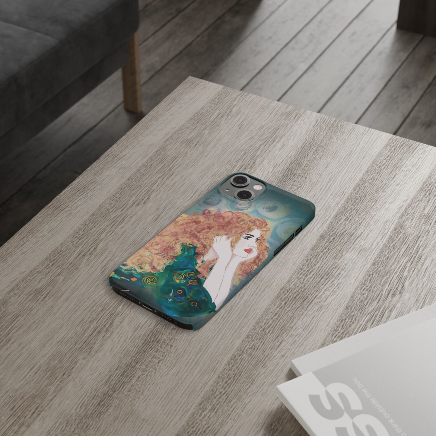 Copy of ' Modern Art  Slim Phone Case -LOVE