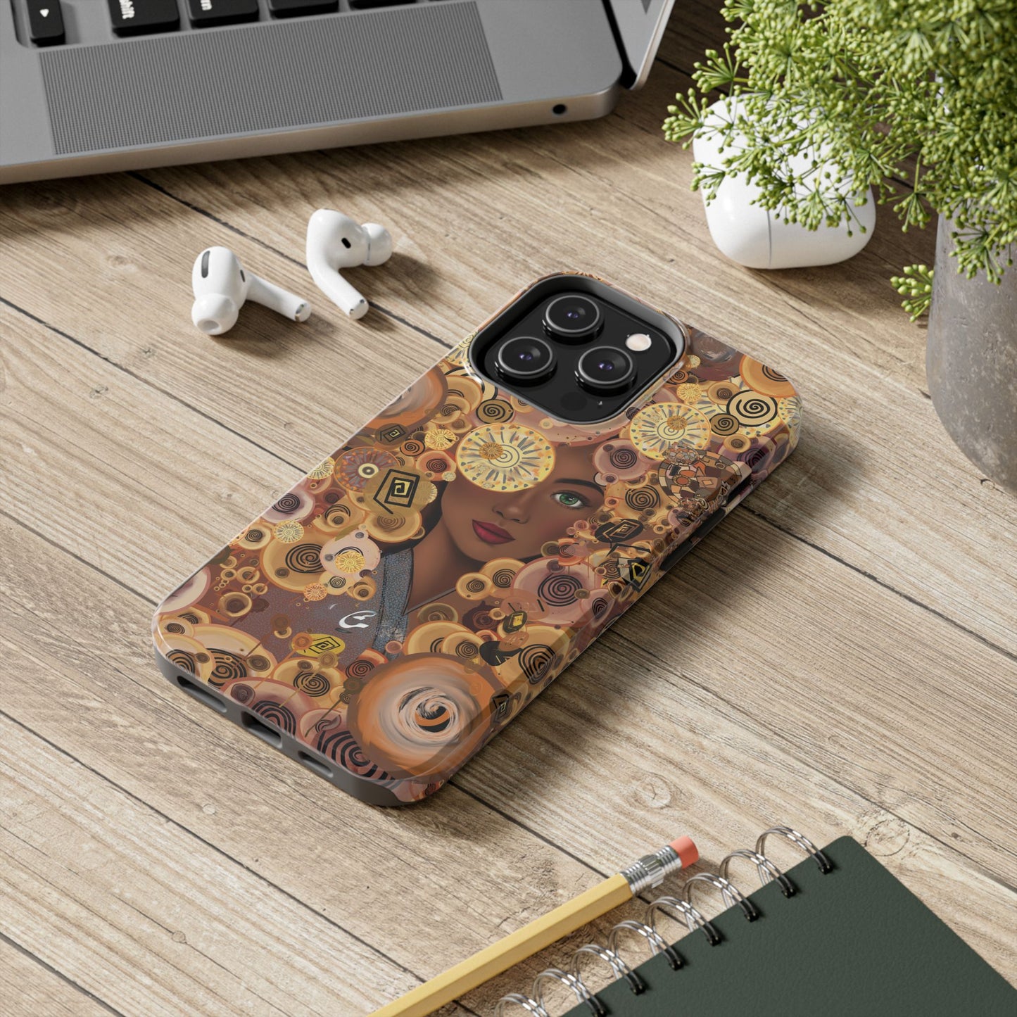 Phone Case - Persian Art Inspired Beautiful Girl Design