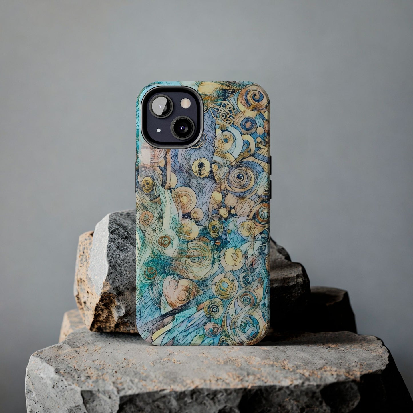 Golden Swirls Phone Case