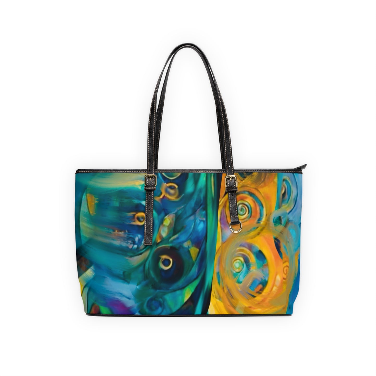Ethereal Swirls Elegant PU Leather Purse