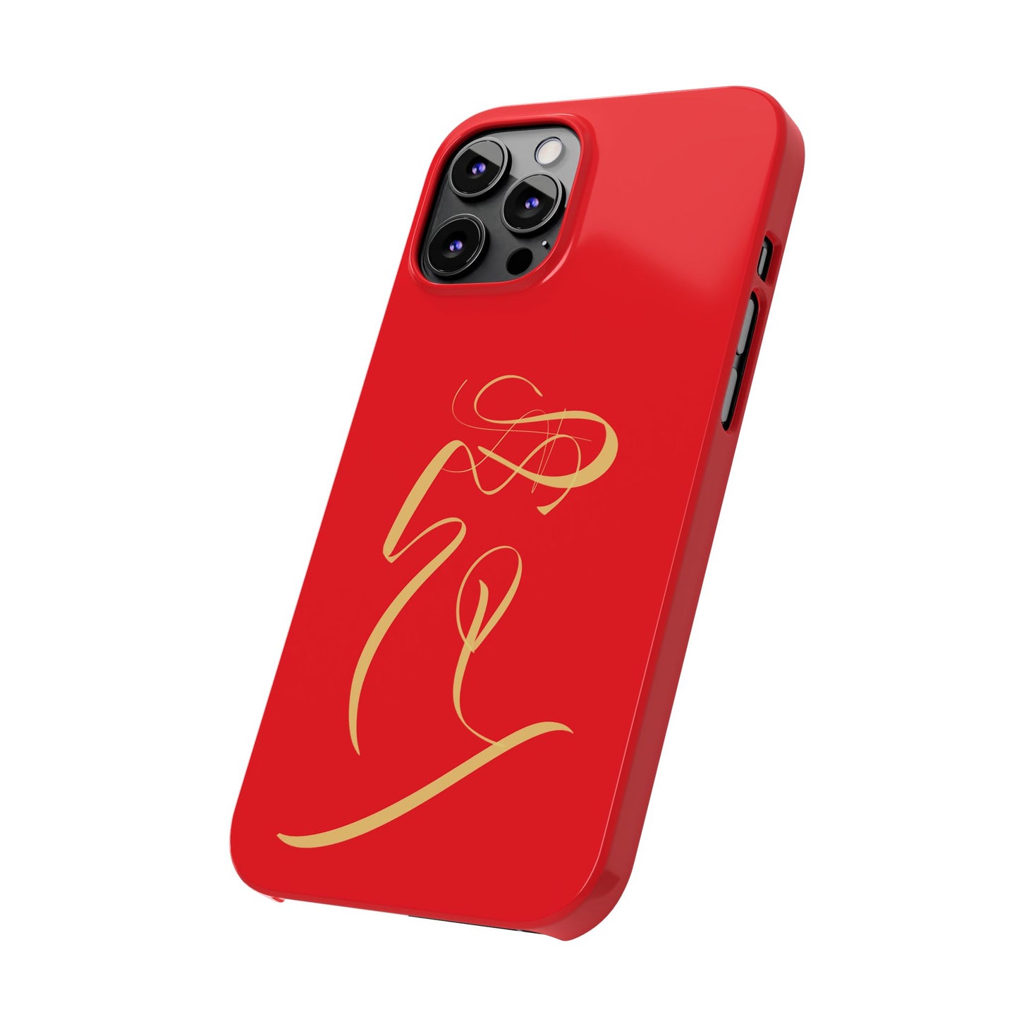 Modern Calligraphy Slim Phone Case -LOVE