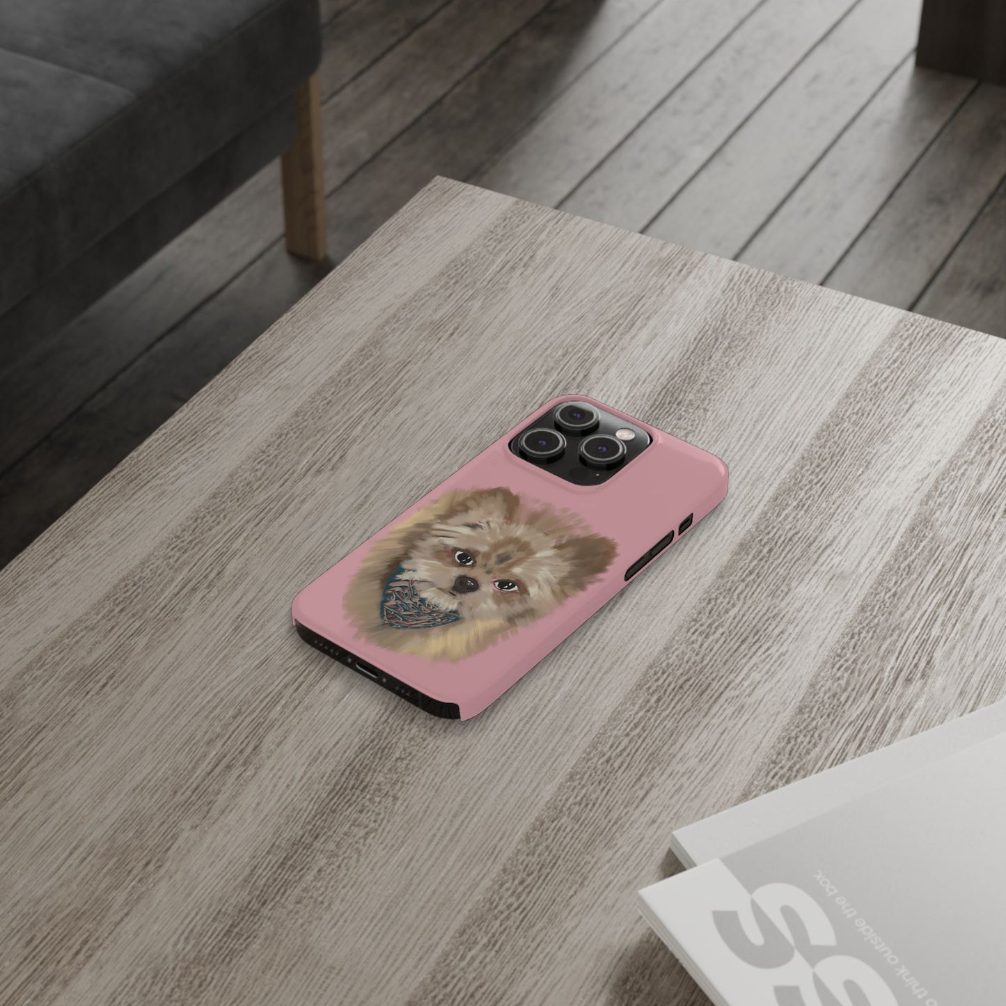 Copy of Copy of Copy of Copy of ' Modern Art  Slim Phone Case -LOVE I-