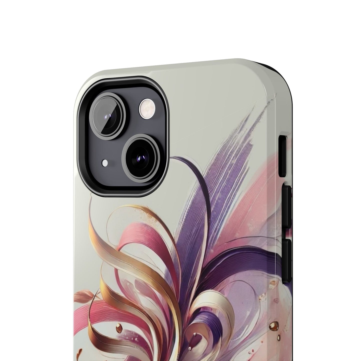 Phone Cases - Colorful Calligraphy Flower Chic Stylish Design